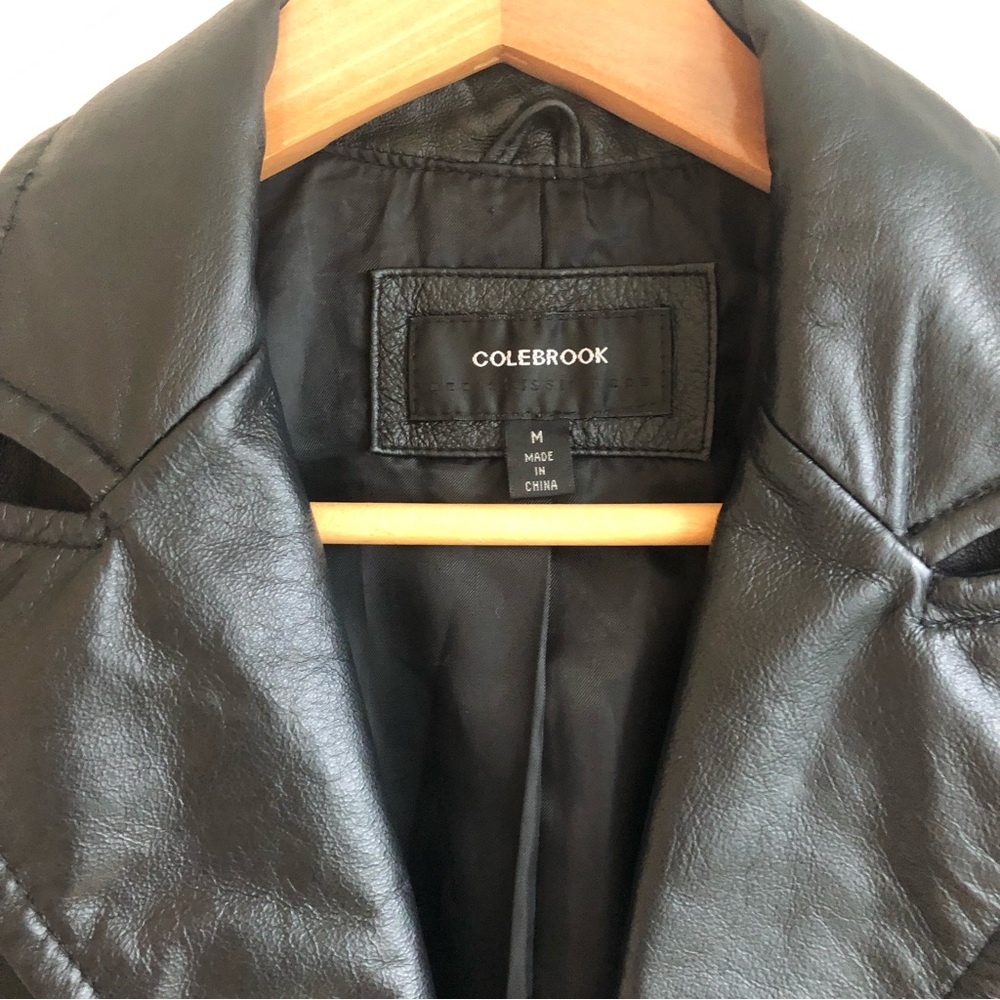 Y2K Vintage Leather blazer Jacket | M - Picture 4 of 13